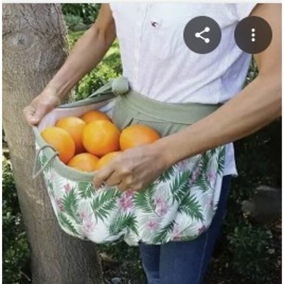Lilac & Vine Daisy Print 1/2 Apron and Mini Tool Bag - Picture 12 of 13